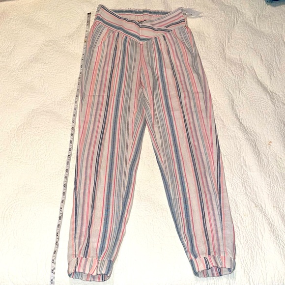 Striped Linen Joggers - Picture 7 of 7